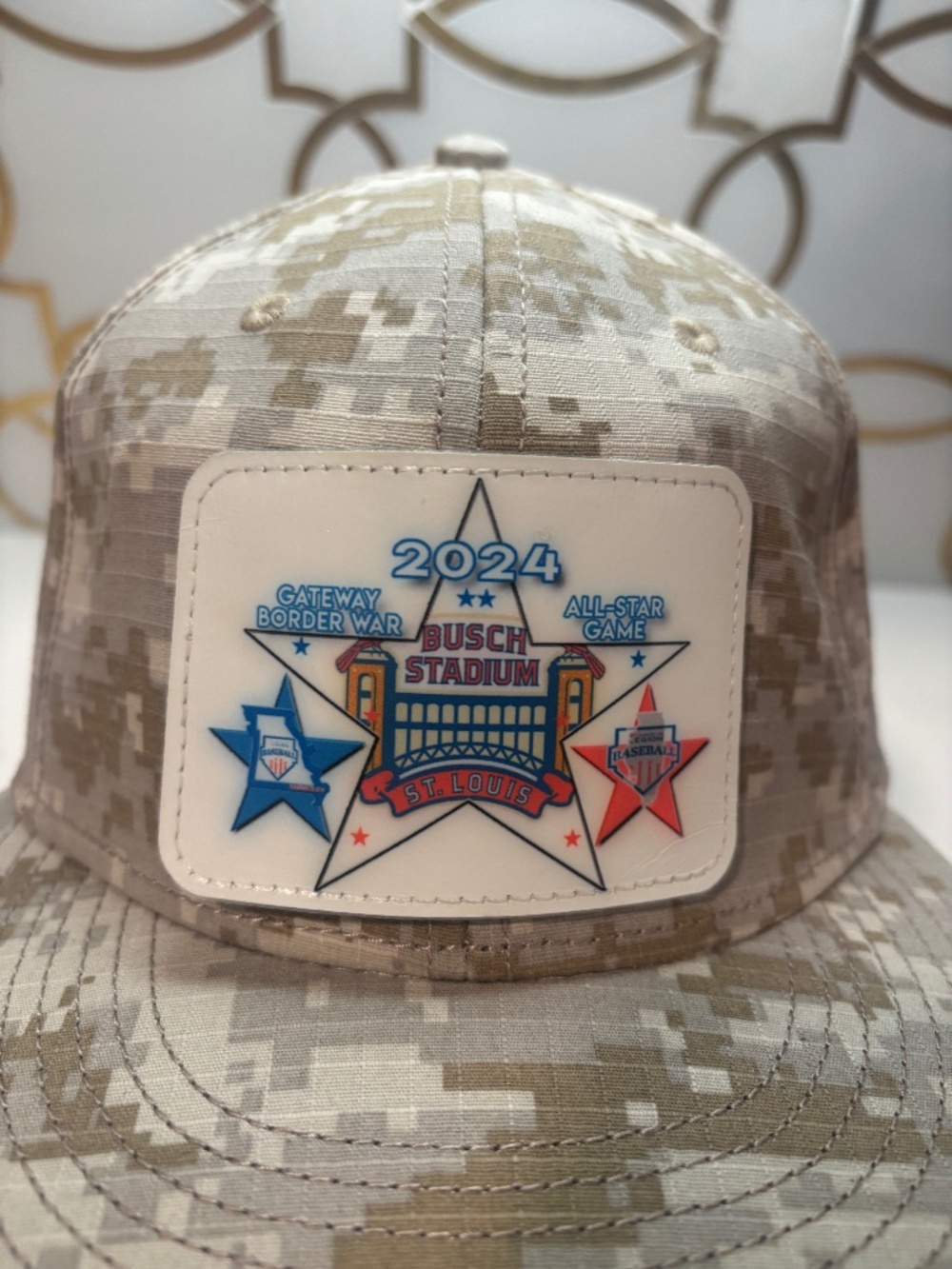 Prime Sports 2024 Gateway Border War All-Star Game Busch Stadium Camo Fitted Cap
